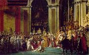 The coronation of Napoleon and Josephine (mk02) Jacques-Louis David